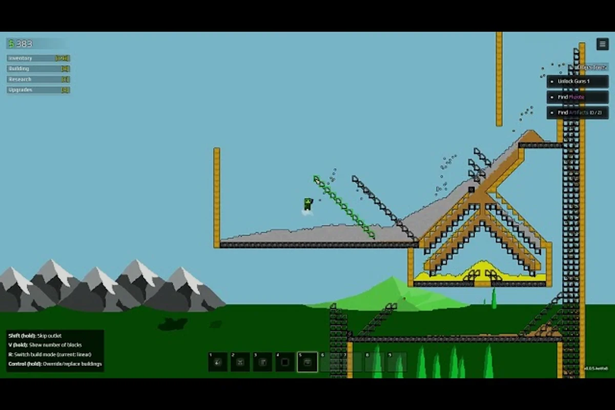Sandustry Sand Physics: Falling, Absorption and Simulation